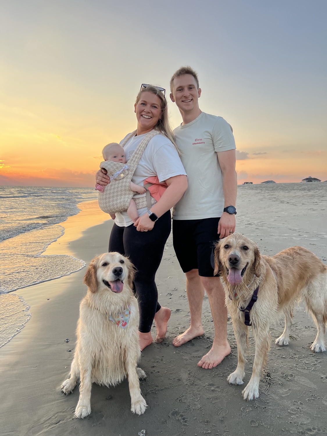 Billy Dunn with his family